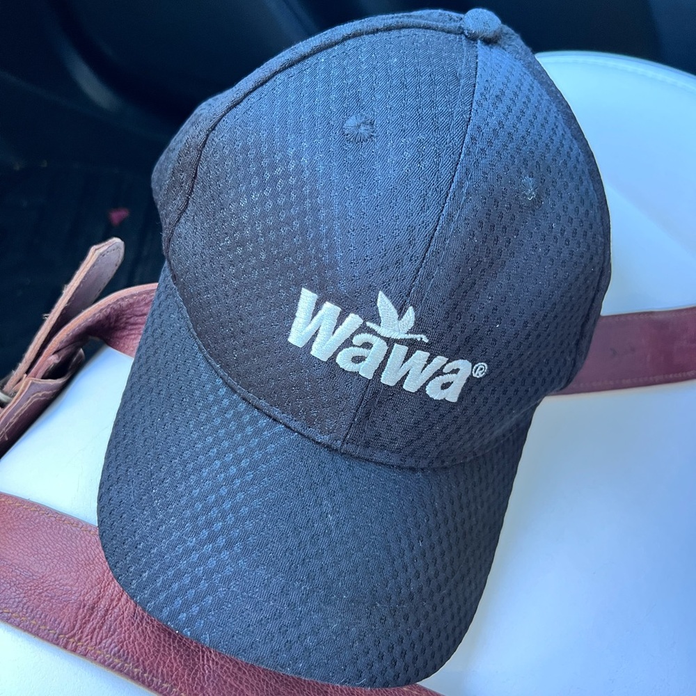 Rare Staff Wawa Black Baseball Cap GUC ❤️